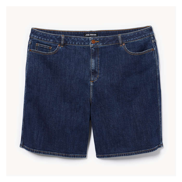 Women+ Dark Wash Bermuda Denim Short